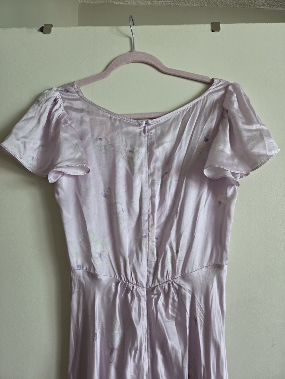 Selkie Valley Girl Flutter Sleeve Slip Dress - Picture 6 of 9